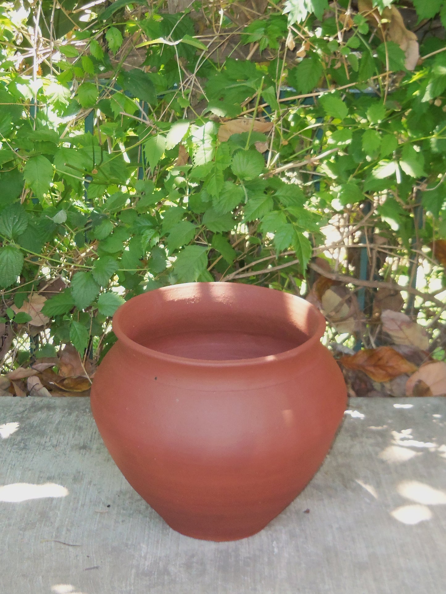 Unglazed Stoneware Planter no. 030