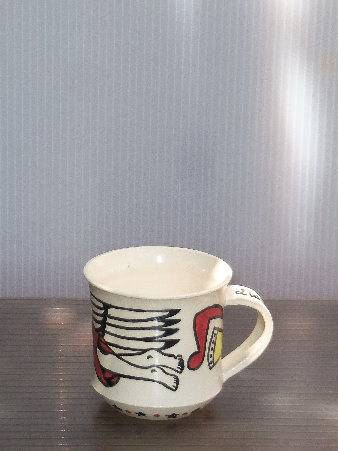 Stoneware Cup with Handle no. 6