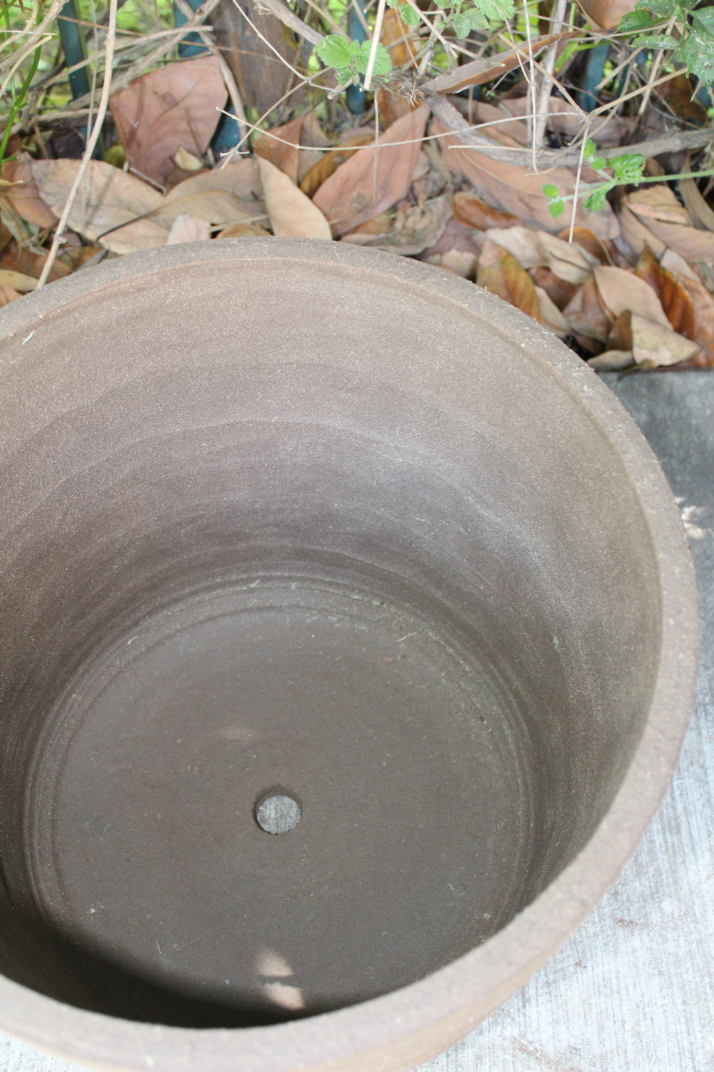 Unglazed Stoneware Planter no. 061