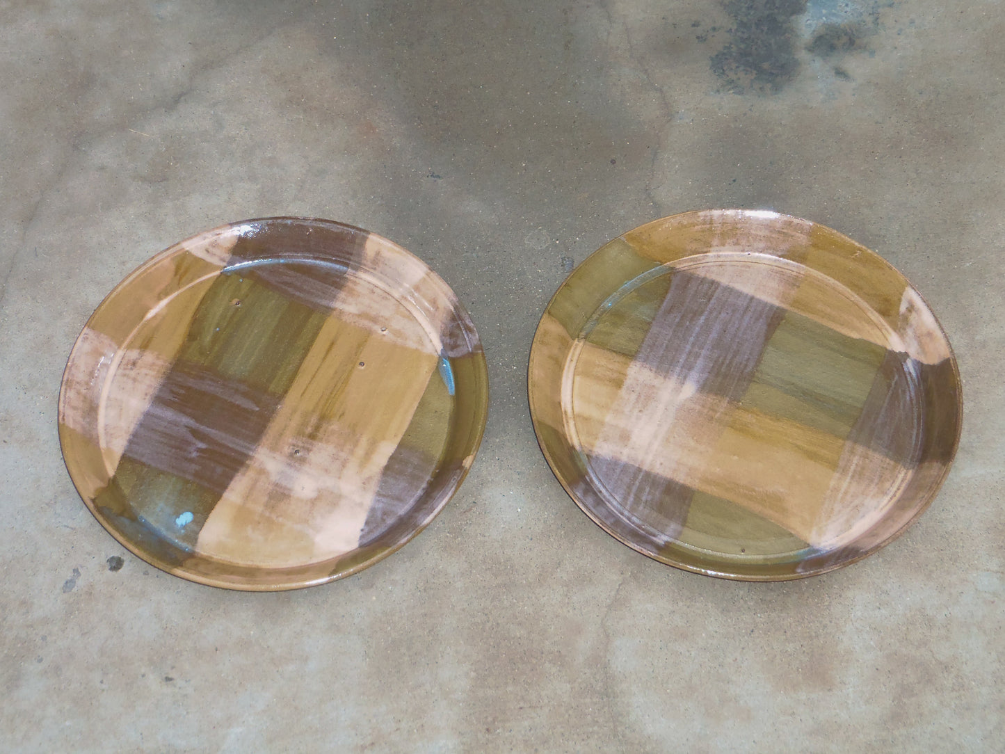 Pink 10" Dinner Plates (Pair)