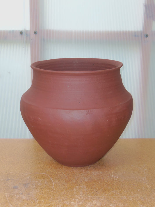 Unglazed Stoneware Planter no. 027