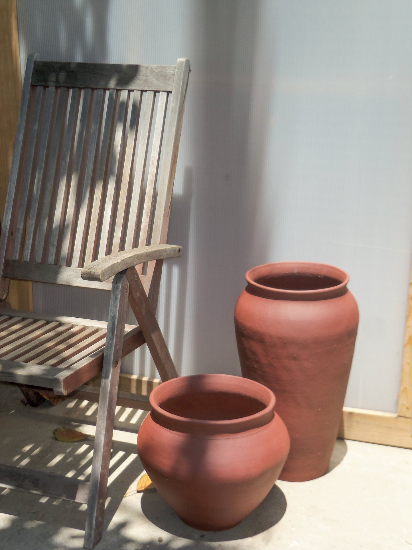 Unglazed Stoneware Planter no. 030
