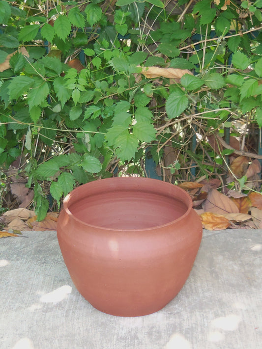 Unglazed Stoneware Planter no. 033