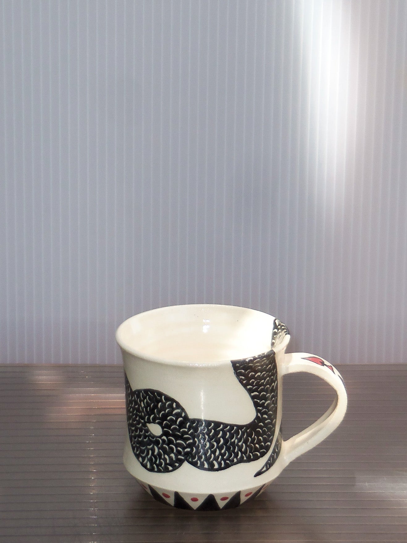 Stoneware Cup with Handle no. 7