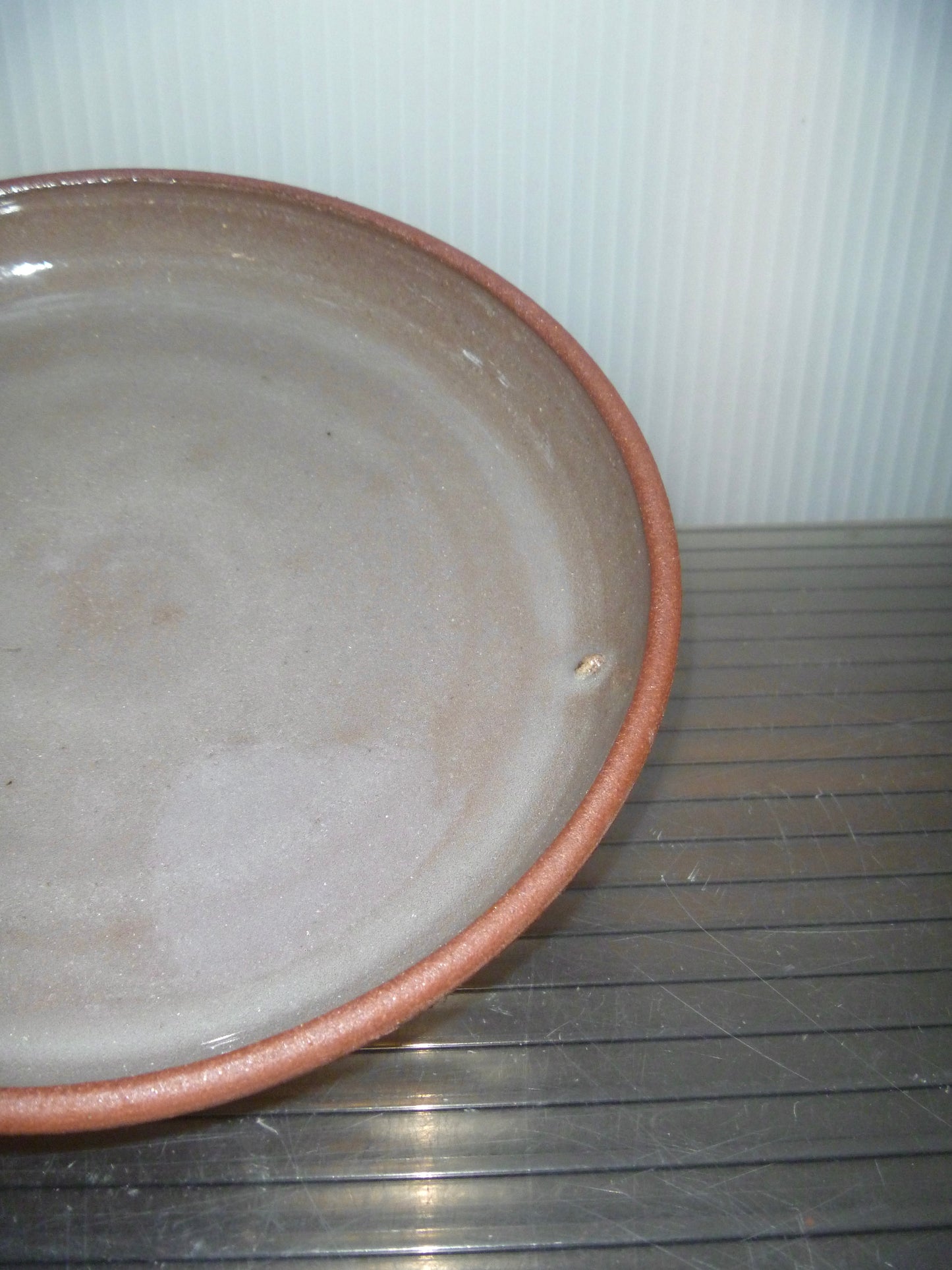 Glazed Stoneware Plate no. 042 *Seconds*