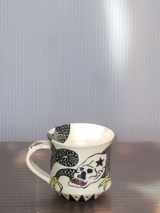 Stoneware Cup with Handle no. 7