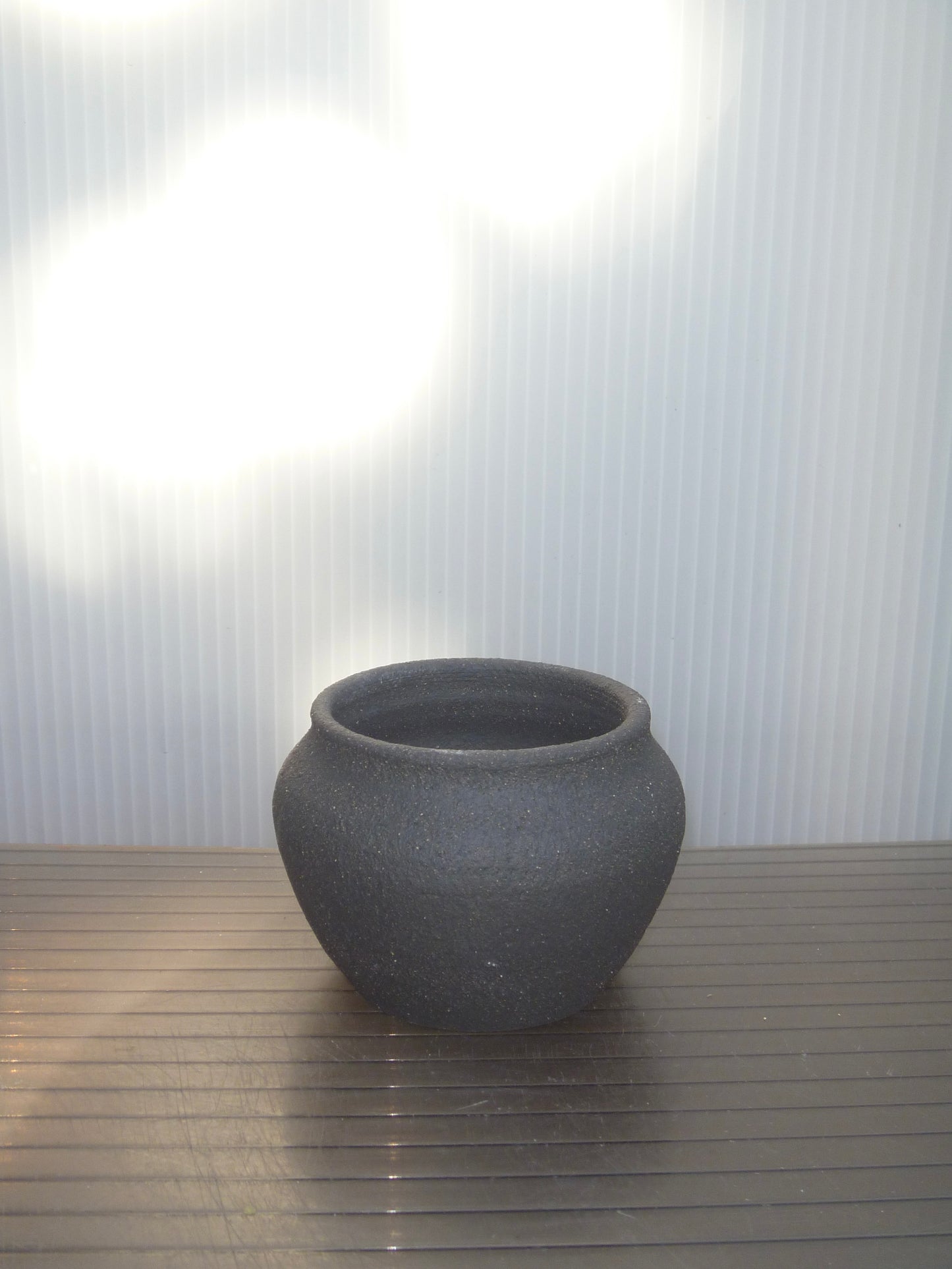 Unglazed Stoneware Planter no. 053