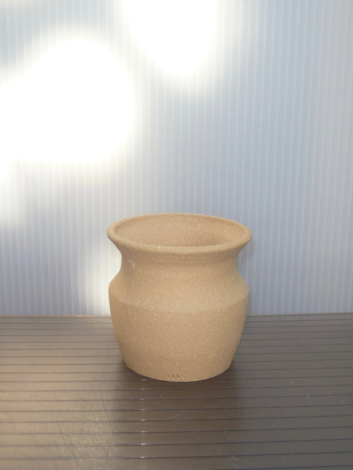 Unglazed Stoneware Planter no. 047