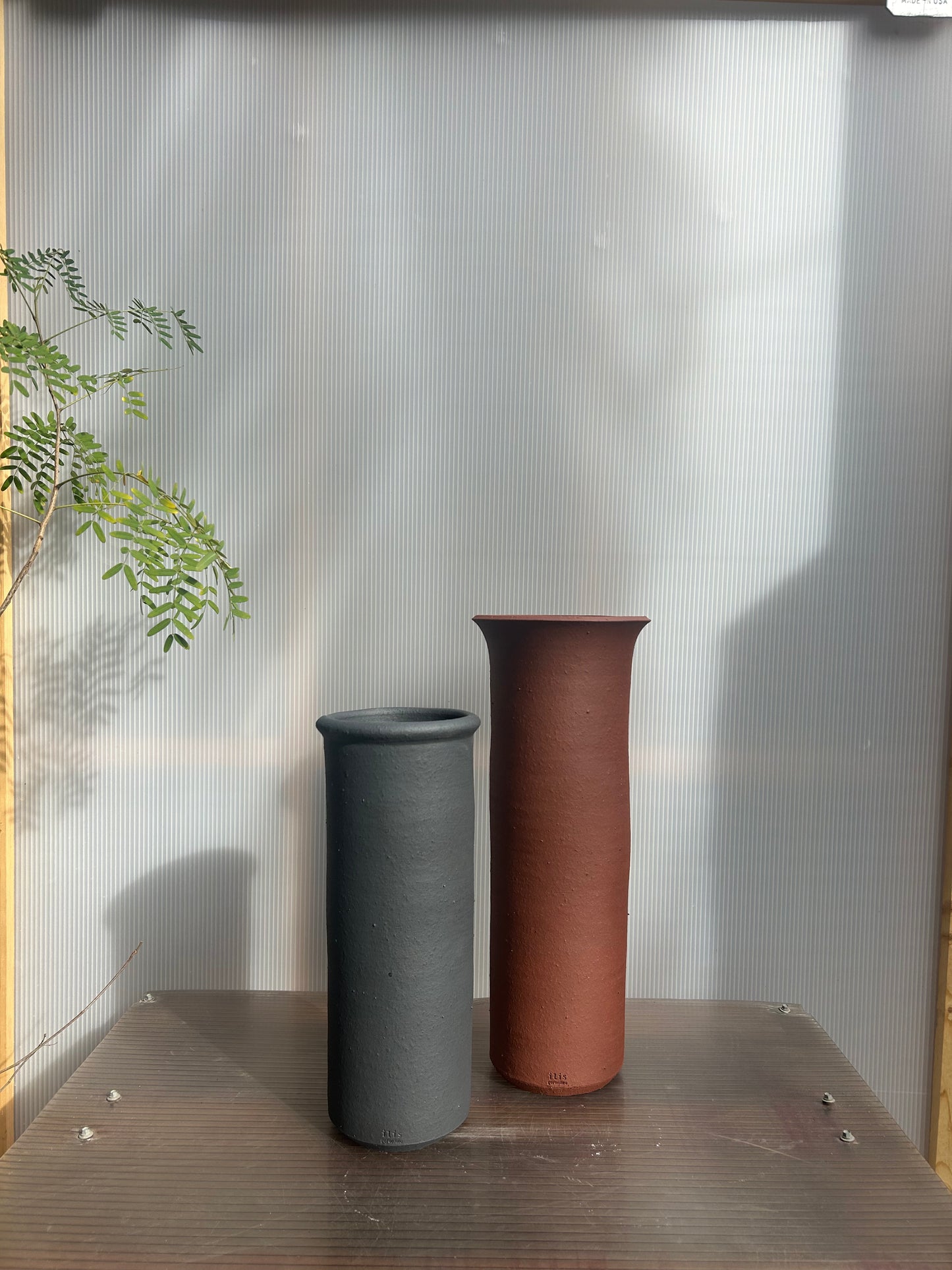 Unglazed Stoneware Planter no. 009