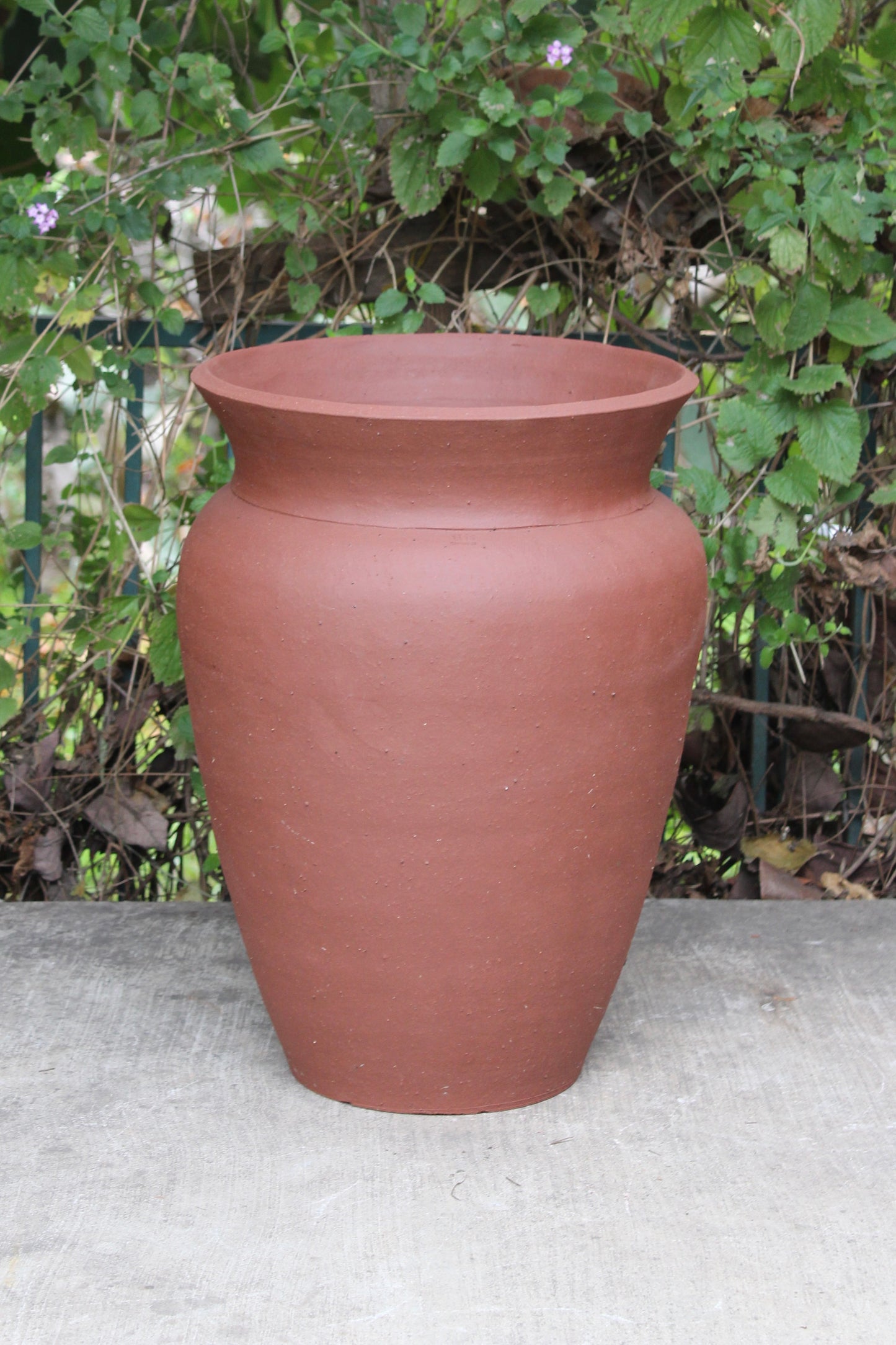 Unglazed Stoneware Planter no. 057