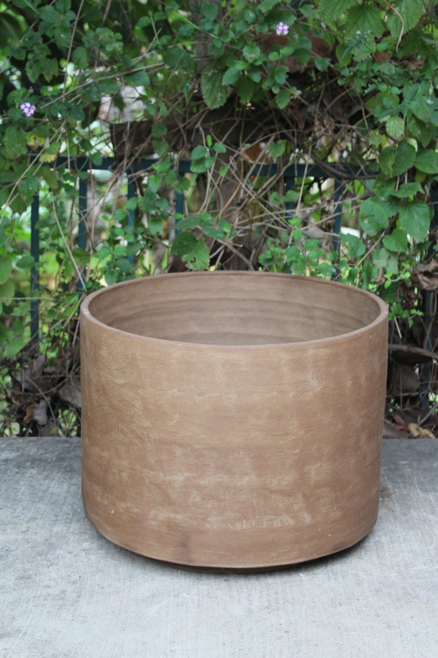 Unglazed Stoneware Planter no. 056