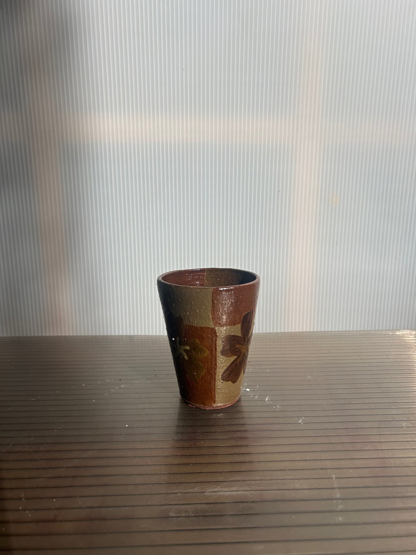 Brown Flower Cup no. 2