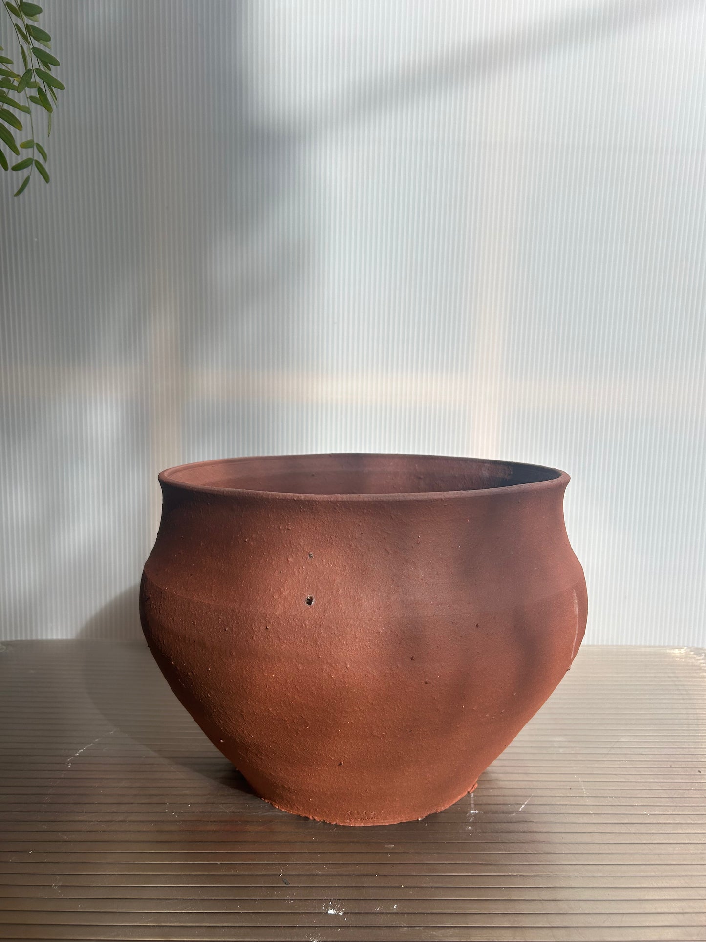 Unglazed Stoneware Planter no. 002