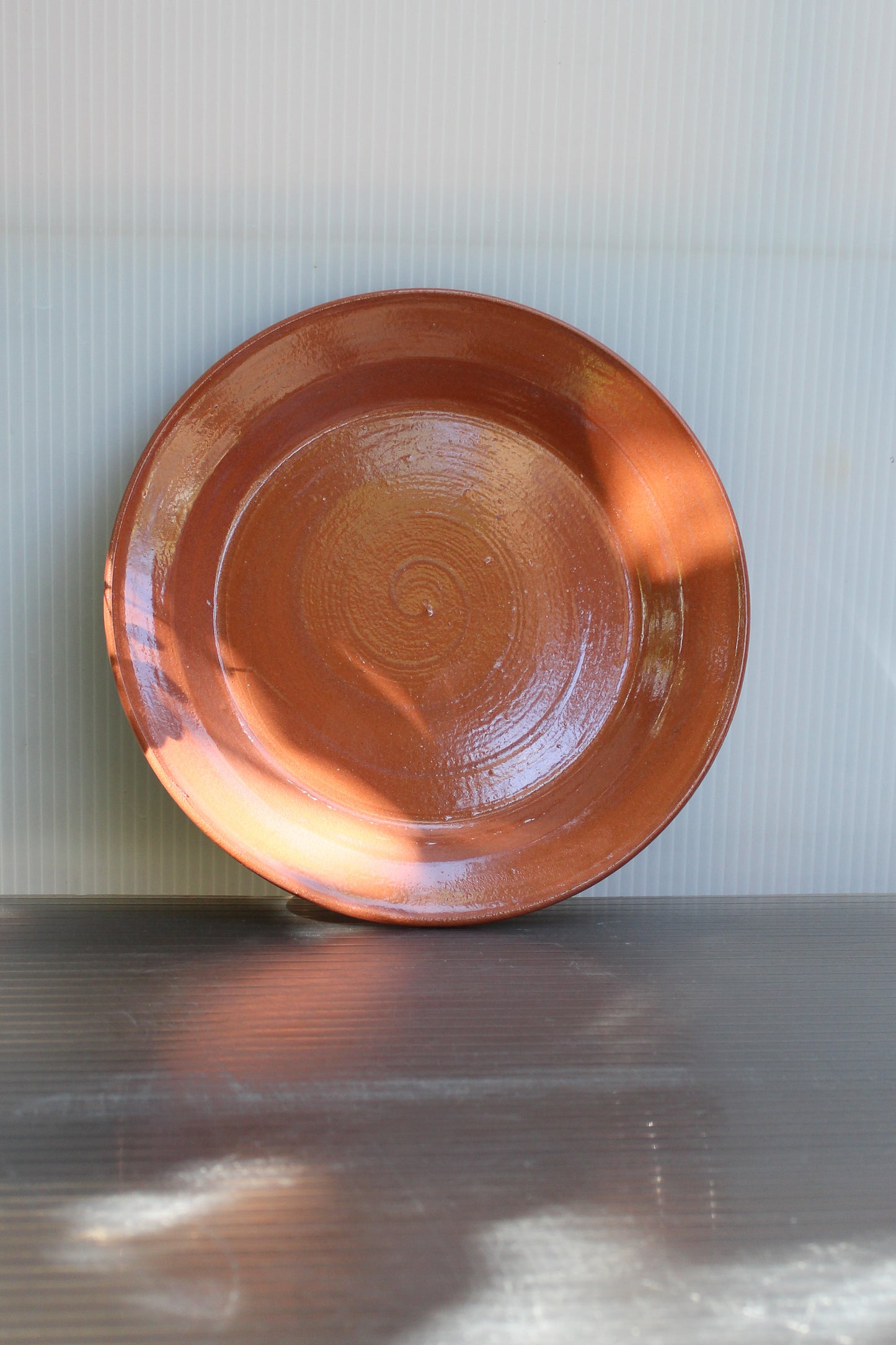 Glazed Terra Cotta Plate