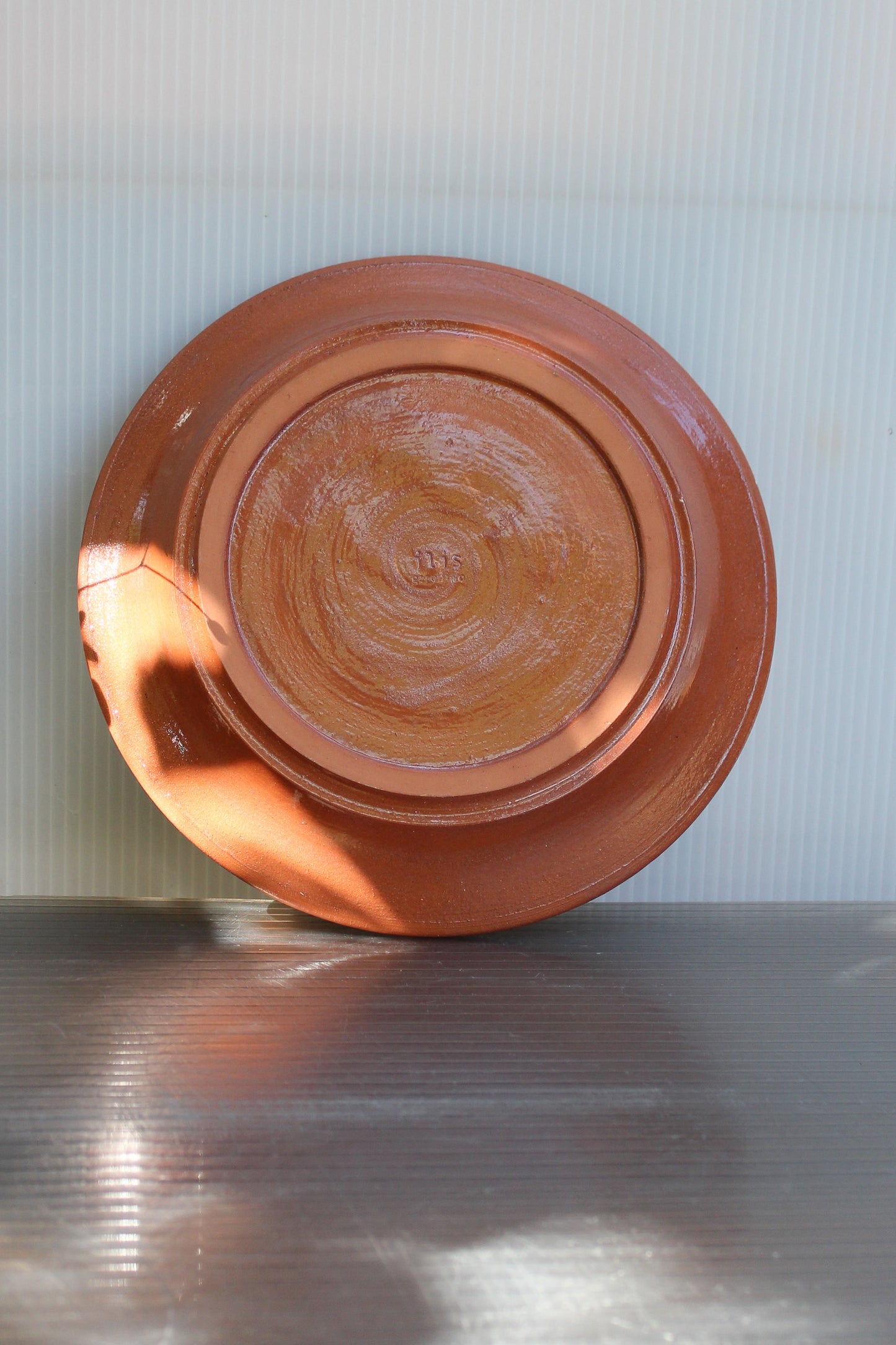 Glazed Terra Cotta Plate