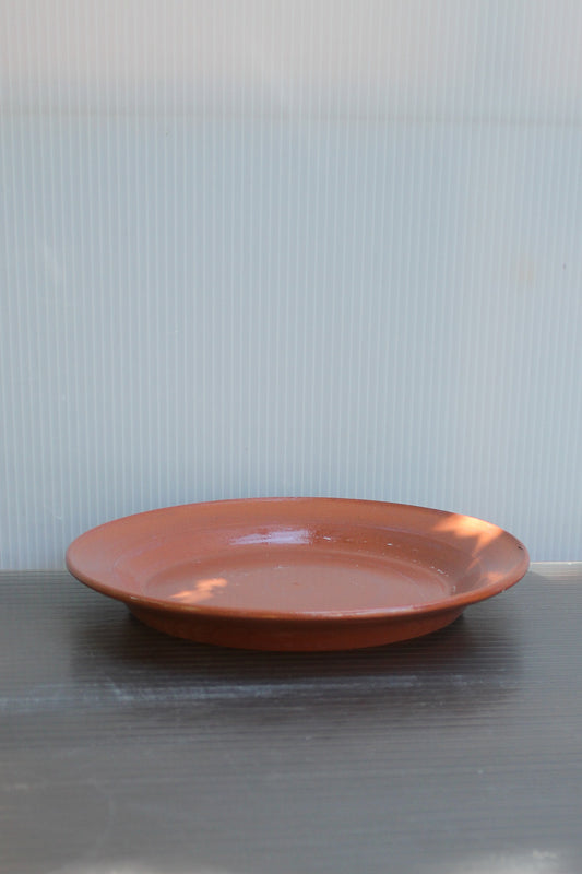 Glazed Terra Cotta Plate