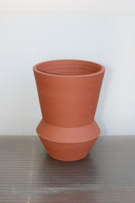 Unglazed Stoneware Planter no. 054