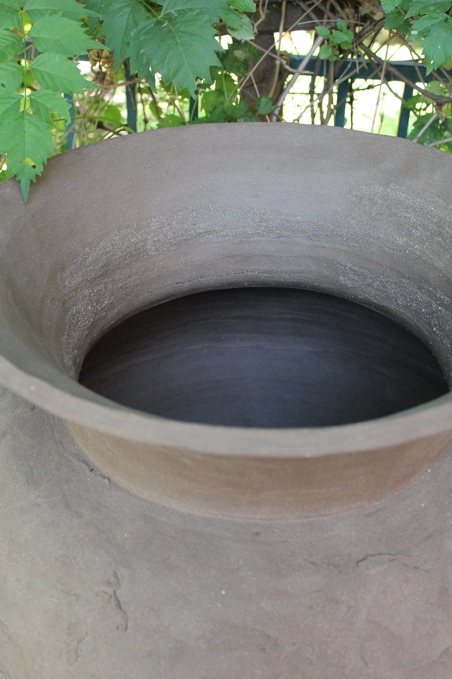 Unglazed Stoneware Planter no. 058