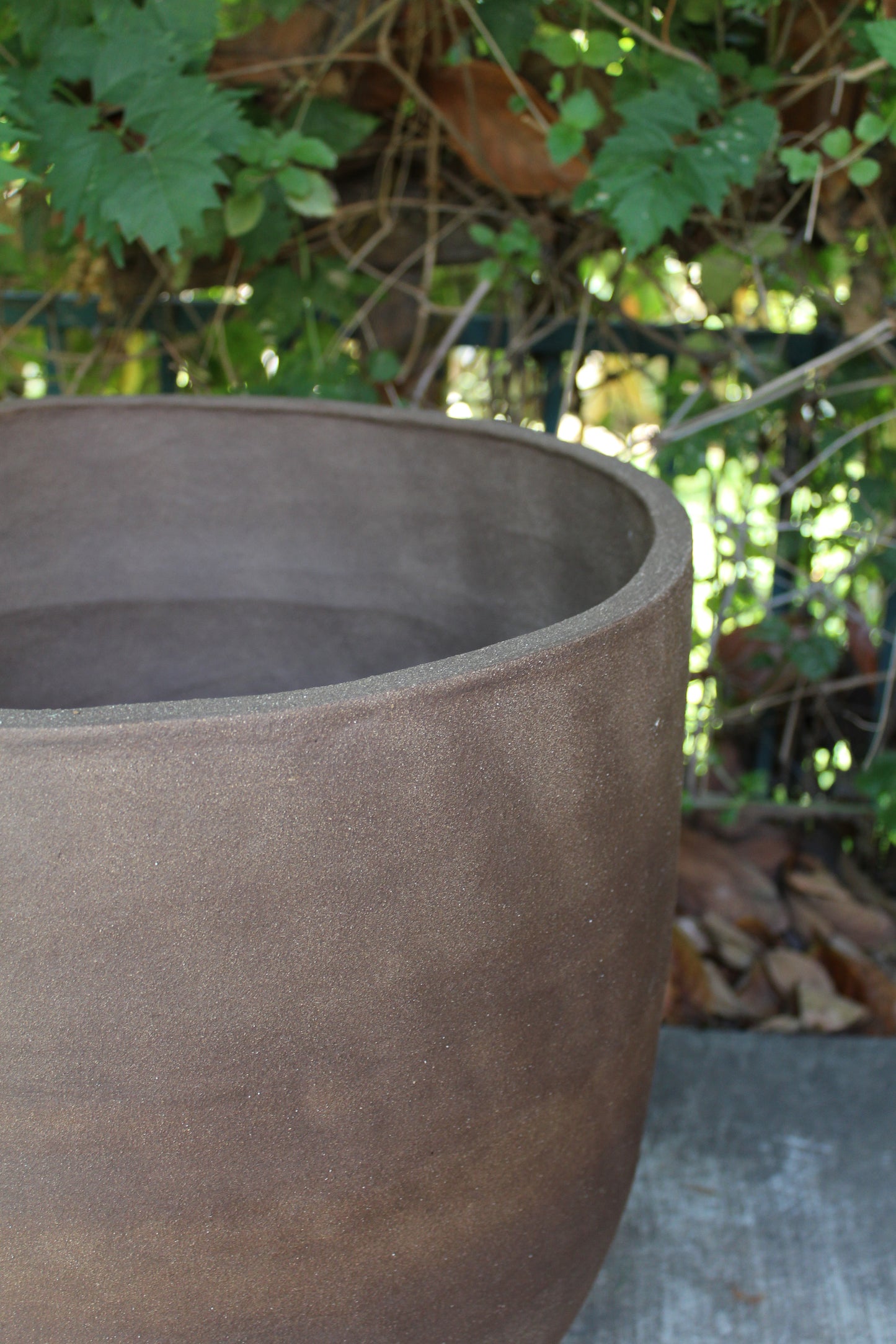 Unglazed Stoneware Planter no. 060