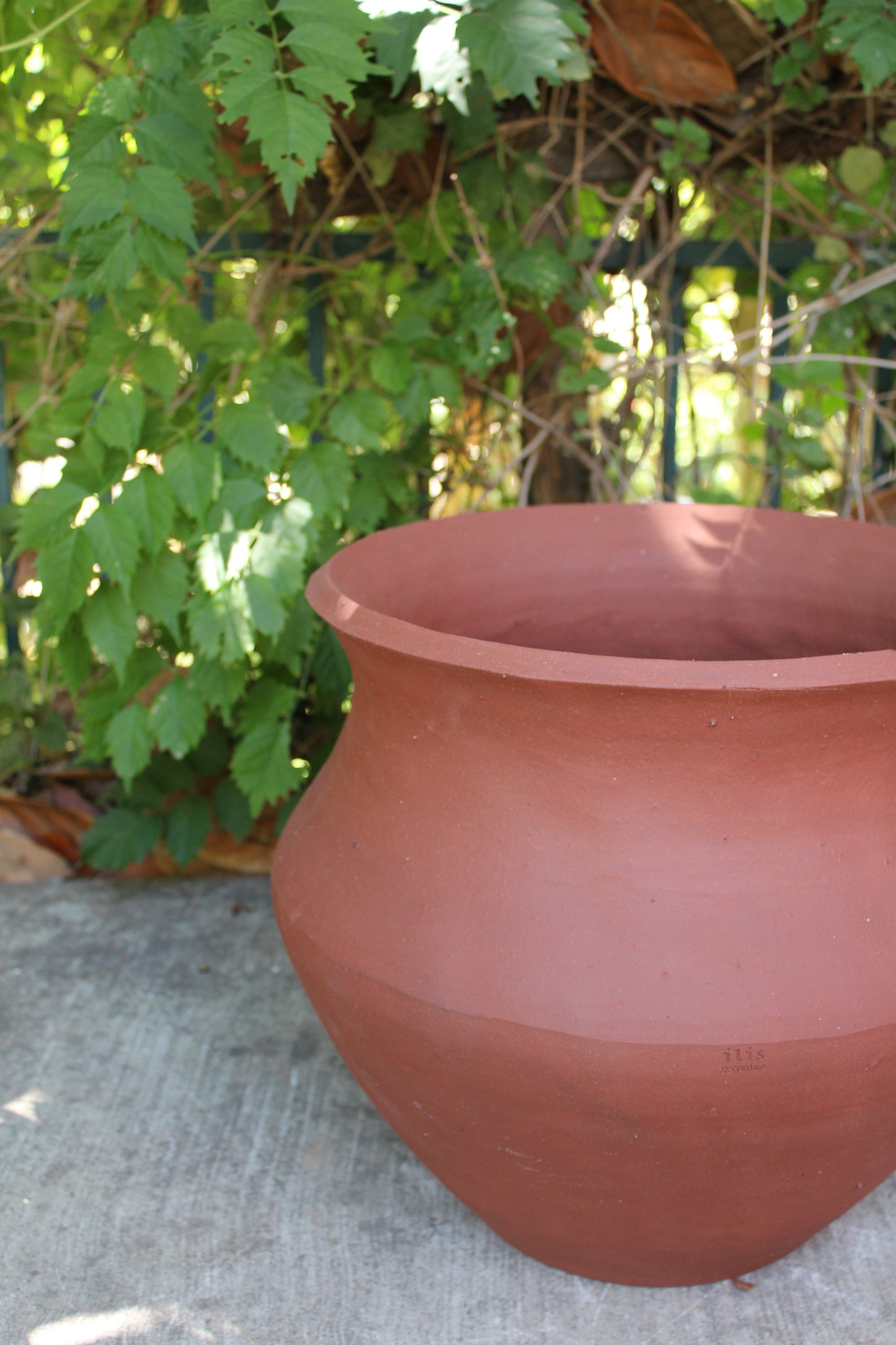 Unglazed Stoneware Planter no. 059