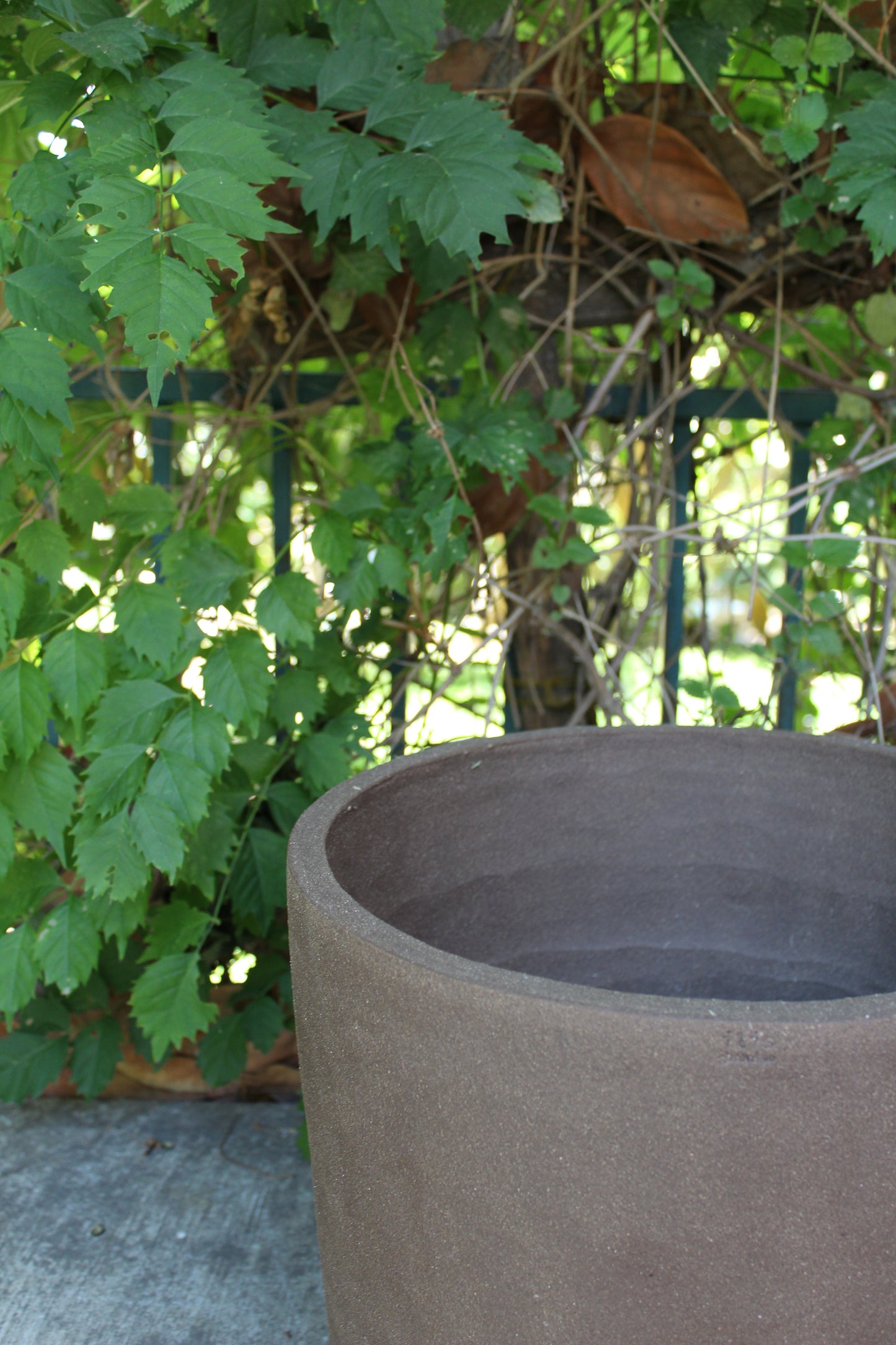 Unglazed Stoneware Planter no. 061