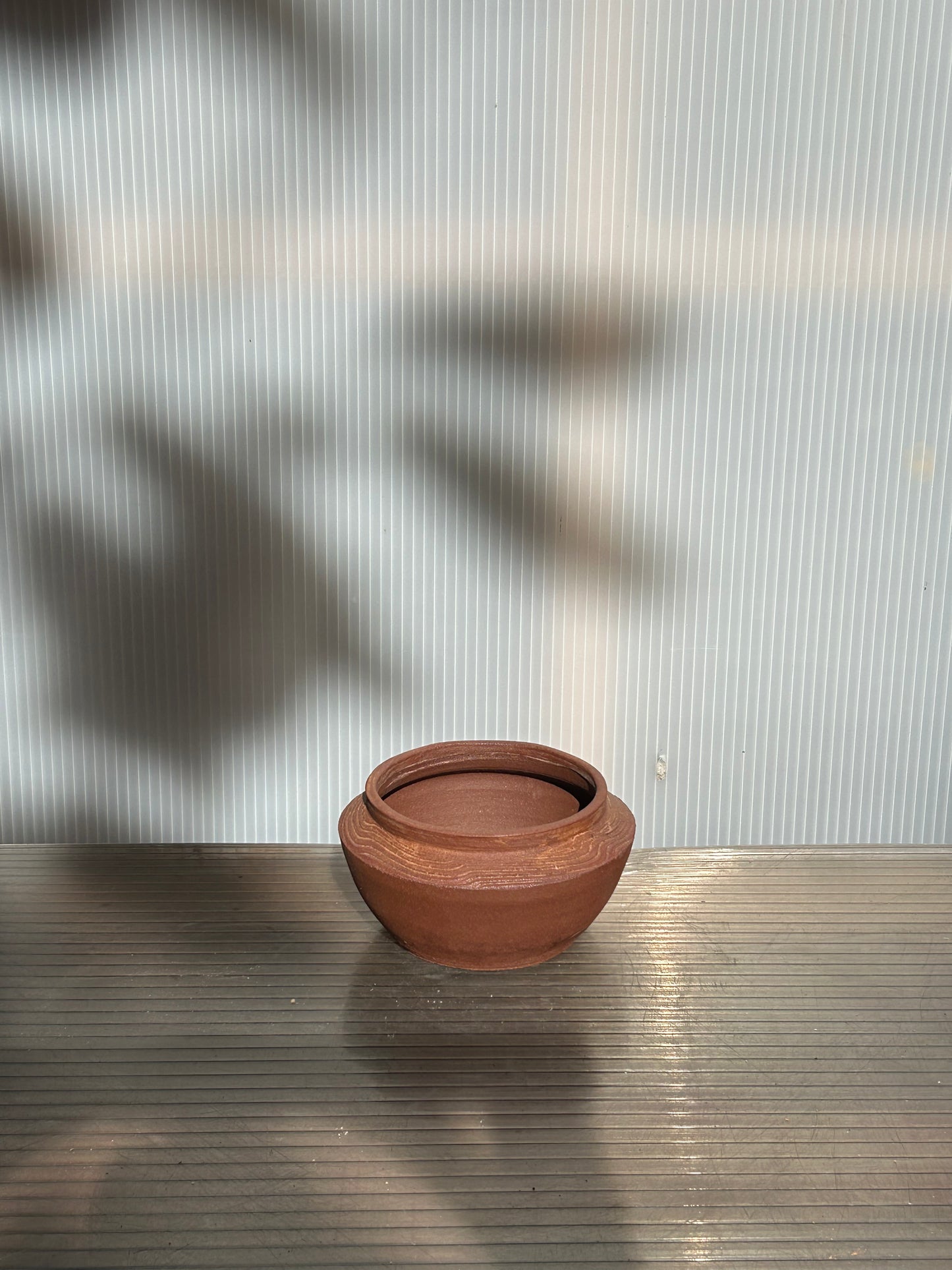 Unglazed Stoneware Planter no. 012