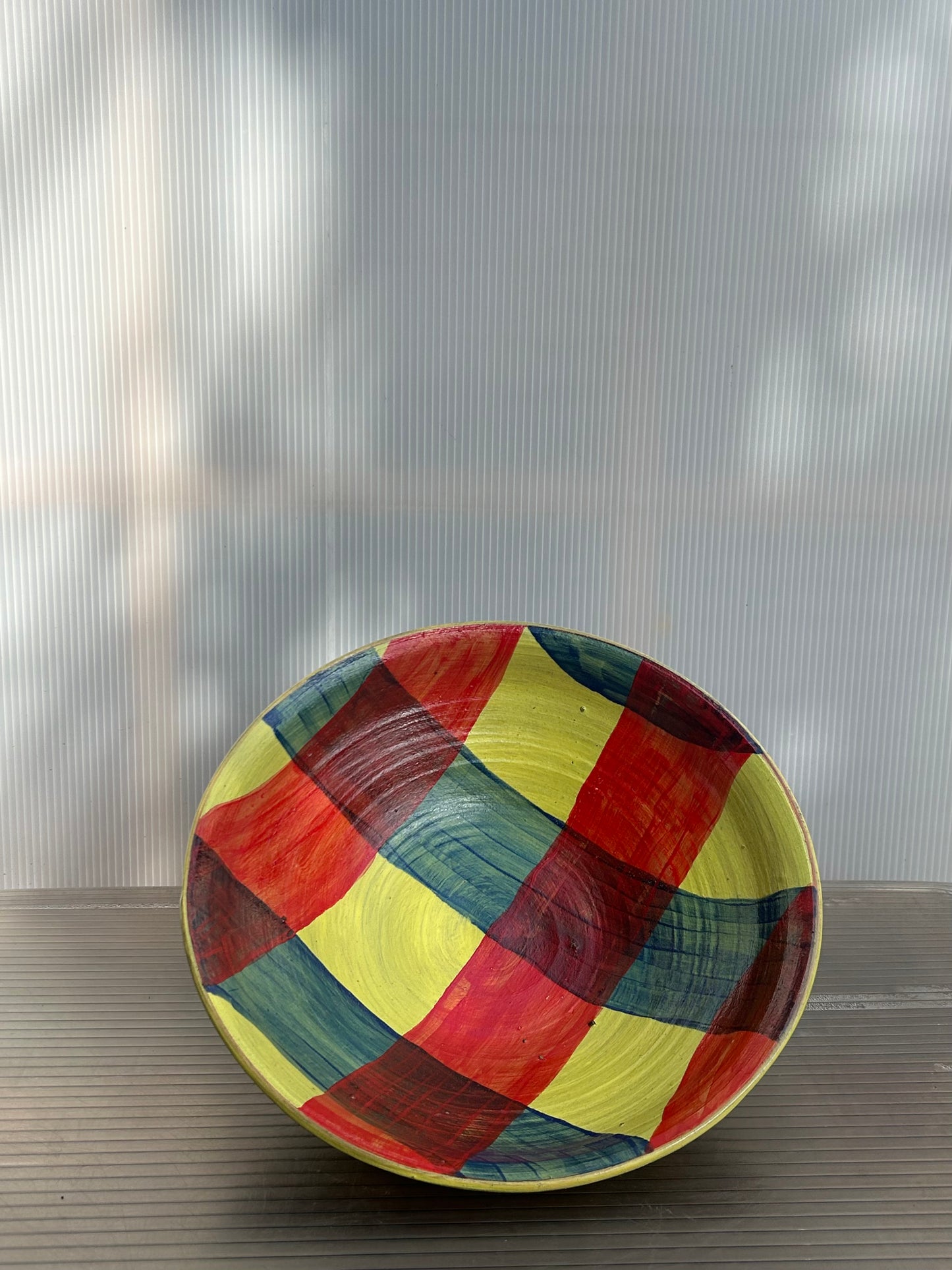 Yellow Serving Bowl 13"