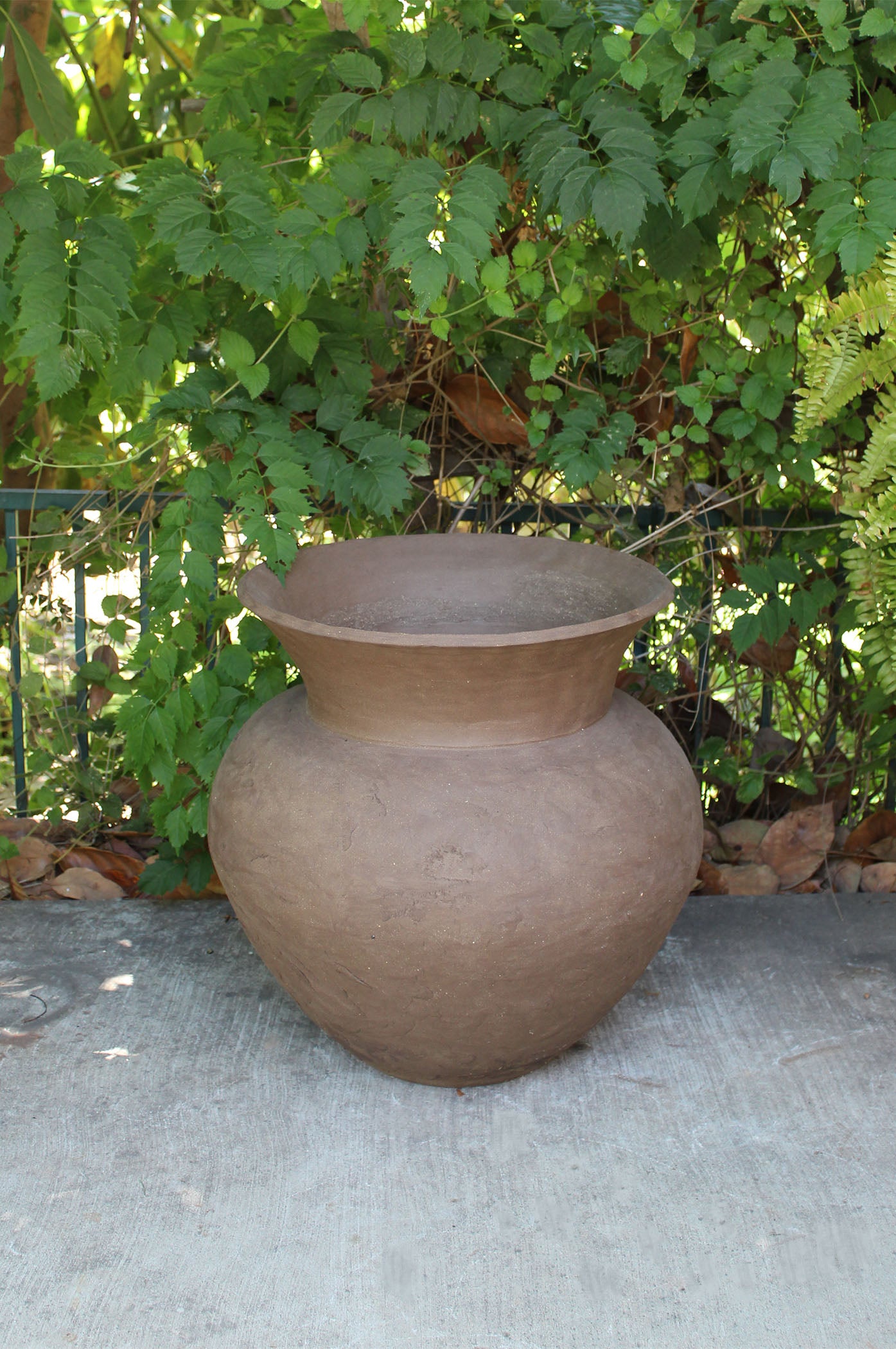 Unglazed Stoneware Planter no. 058